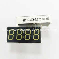 4 segment Mini Led Clock Display des chiffres 7 blanc d'anode de 0,36 pouces