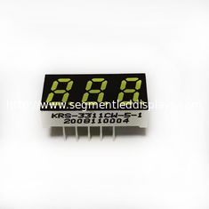 0.31inch 3 module blanc d'affichage à LED de couleur de cathode commune d'affichage de segment du chiffre 7