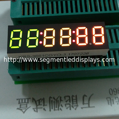 6 le segment tricolore de chiffre 7 affichage à LED 45x18mm pour l'indicateur de la température