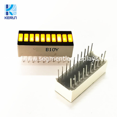 Le GV jaunissent l'affichage de barre de 10 segments LED pour l'équipement industriel